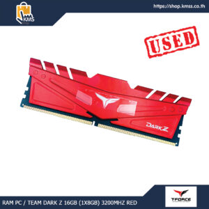 RAM PC TEAM DARK Z 16GB (1X8GB) 3200MHZ RED